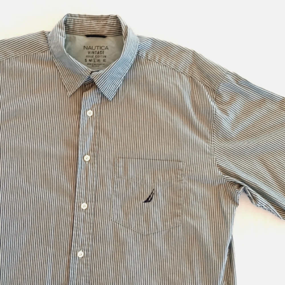 Nautica Vintage striped dress shirt
